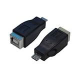 （まとめ）変換名人 変換プラグ USB B（メス）→microUSB（オス） USBBB-MCA【×10セット】