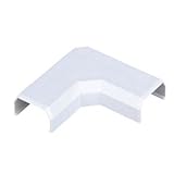 （まとめ） エレコム フラットモール接続ユニット マガリ 幅26mm用 ホワイト LD-GAFM3／WH 1個 〔×20セット〕