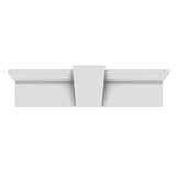Fypon WCH84X9NK 84W x 87 1/2OW x 9H x 1P Narrow Crosshead with Keystone by Fypon