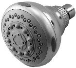 壁マウントマッサージシャワーヘッド、5関数# c0200