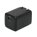 オウルテック AC充電器 USB PD対応 20W USB Type-C × 1ポート 新素材 窒化ガリウム (GaN) 採用 38g コンパクト iPhone/iPad/スマートフォン/android/モバイルバッテリー ブラック OWL-APD20C1G-BK