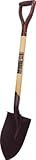 TRUSCO 木柄ショベル 丸形 全長970mm MS970R
