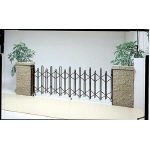 ダイケン アルミ伸縮門扉ラクロスアーチ片開きセット ブロンズ 6085 AEA600110W
