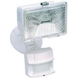 Heath Zenith SL-5525-WH 250-Watt Quartz Motion-Sensing Light, White [並行輸入品]