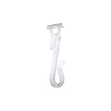 ARC CN7099-WH Hook-and-Glide Connectors, White, 11-Pack [並行輸入品]