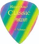 PICKBOY GP-21/075 Vintage Classic Rainbow 0.75mm ギターピック×10枚