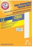 Arm & Hammer Odour Eliminating Hepa Vacuum filter - GE Style CBU6