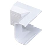 （まとめ） エレコム フラットモール接続ユニット イリズミ 幅26mm用 ホワイト LD-GAFR3／WH 1個 〔×20セット〕