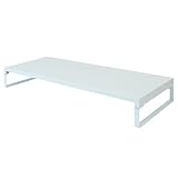 リヒトラブ パソコン台 モニター台 机上台 ゲーミング 幅59×奥行25×高さ8cm ロー 耐荷重15kg マットブルー AJA7332-108