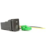 純正風 スイッチ トヨタ用 Aタイプ グリーン 汎用型