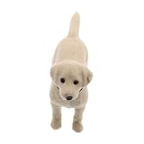 VALICLUD リアルなラブラドール犬のフィギュア 精巧な犬の置物 デスクトッ
