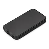 Premium Style iPhone14ProMax 用 ガラスフリップケース [ブラック] PG-22SGF01BK