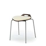 ITOKI（イトーキ） スツール orno（オルノ）160GB 座面：布地張り ミルキーホワイト KJA-160GB-49H8