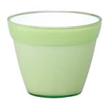 イタリア製樹脂ポット(植木鉢/プランター) COCCO(コッコ) φ20cm/穴無し ライトグリーン(緑) 〔ガーデニング用品/園芸〕