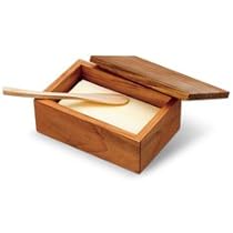 バターケース 木製 山桜　ナイフ付き バター 容器 バター入れ 桜の木のバターケース＋桜のバターナイフ その他キッチン小物