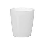 ゴミ箱　楕円形　ホワイト