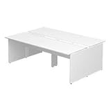 Garage フリーアドレスデスクSN 両面デスク SN-2014 幅200cm 白