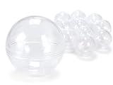 Crystal craft ガチャガチャ カプセル 50mm 透明 10個セット
