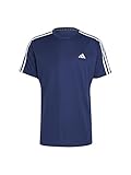 [アディダス] 半袖 Tシャツ トレイン エッセンシャルズ 3ストライプス トレーニング半袖Tシャツ BXH41 メンズ ダークブルー/ホワイト (IB8152)