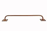 プレミア銅製品18インチHand Hammered Copperタオルバー、オイルはブロンズ 24 Inch TR24DB 1