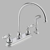 Peerless p299575lf-w 2ハンドルキッチン蛇口、クロム