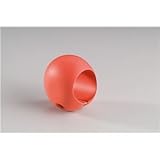 【5個セット】階段手すり滑り止め 『どこでもグリップ』たまご形 軟質樹脂 直径35mm コーラル シロクマ 日本製 [簡易パッケージ品]