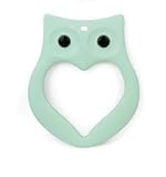 Baby Teether Necklace (Owl) - Best Teething Toys for Boys and Girls - Soft, Safe Silicone - BPA & PV