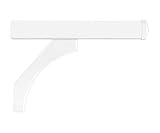 Salsbury Industries 4878WHT Arm Kit Replacement for Deluxe Post for 2 Mailboxes, White by Salsbury I