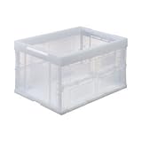 ハード折りたたみコンテナ 50L クリア