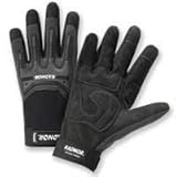 Radnor 64057362 Full Finger Synthetic Leather By Clarion and Spandex Impact Resistant Mechanics Glov