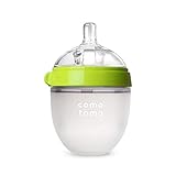 Comotomo Natural Feel Baby Bottle, Green, 5 Ounces by Comotomo [並行輸入品]