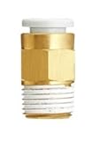 SMC ワンタッチ管継手 ハーフユニオン KQ2H04-M3G (10 個入り)