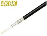 SOLIDCABLE 4K8K衛星放送対応 同軸ケーブル100巻 ブラック S-5C-FB アルミ編組 使用帯域 5-3224MHz #CMD-5CAB32(BK) （ブラック）