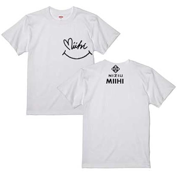 NiziU メンバー直筆サイン入りTシャツ ミイヒ MIIHI ニジュー ニジユー NiziU サイン ロゴ入り