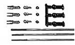 タミヤ R/C SPARE PARTS SP-68 ボールアジャスターロッド