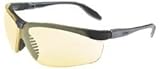 Uvex S3702X Genesis Slim Safety Eyewear, Pewter and Black Frame, Amber UV Extreme Anti-Fog Lens by U