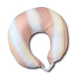 Metro Pink/White/Chocolate Nursing Pillow by Bacati