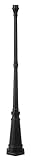 Livex Lighting 7709-04 Outdoor Cast Aluminum Post, Black by Livex Lighting [並行輸入品]