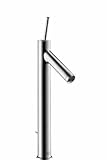 Axor 10129001 Starck Single Hole Faucet Tall Without Pop-Up, Chrome [並行輸入品]