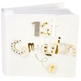 1st Communion Ivory Handcrafted Photo Album with 3D Letters by Widdop Bingham