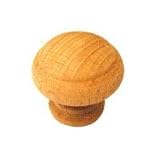 Knob Cabinet 1-1/4in Beech Wd by Mintcraft