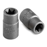 SK HAND TOOL SK42618 E18 Female Torx Socket .5 in. Drive