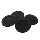 A-CRAFT 60mm 4個セット ヘッドホン 交換 イヤー パッド ヘッドホン クッション