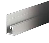 e-kanamono ピクチャーレール HPI-239 18mm幅(面設置用) 3000mm(1.5M+1.5M) アルマイトシルバー 【中軽量用】