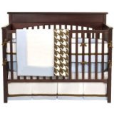 Metro Blue/Choc 4 pc Crib Set by Bacati