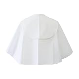 [ON beauty] クリンクルバックシャンプーケープ (ホワイト) ワイド幅 しわ加工 バックシャンプー専用 シャンプークロス クロス シャンプー 洗髪 毛染め カラーリング 防水加工 シャンプー台 理髪 理容 美容 サロン バーバー