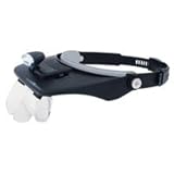 ヘッドルーペ LEDライト付 双眼ヘッドルーペ W-5 75737