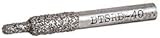 40 Grit Two Step Brazed Diamond Router Bit by C.R. Laurence