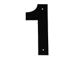 Montague Metal Products Helvetica Font Individual House Number, 1, 8-Inch [並行輸入品]