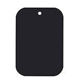 車の携帯電話ホルダーアクセサリーマグネットシート黒ステンレス鉄マグネットシートパッチマットブラック鉄シート、携帯電話マグネットステッカー | ビスタプリント磁気電話マウント用金属プレートステッカー - エアベントマウント、ケース、車のダッシュボード用の厚さ0.5mmのプレートステッカー